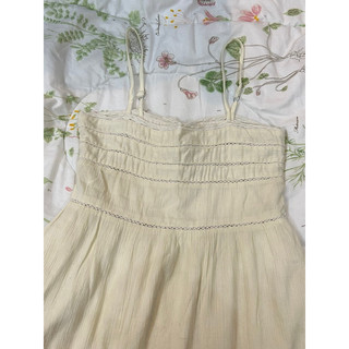 Đầm 2 dây midi chất xô