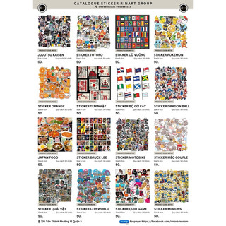 Set 50 sticker mèo cute dán trang trí - MS39