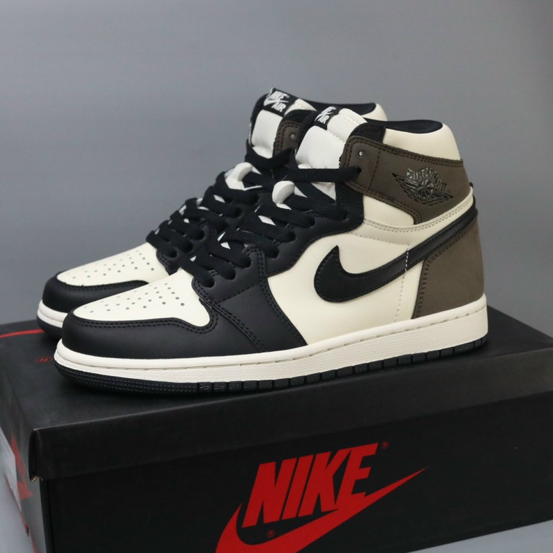 [B - Sneaker] Giày sneaker Aj1 high Mocha  Bản Cao Cấp full box