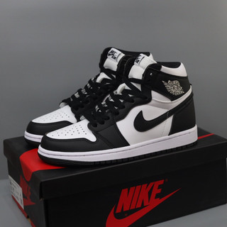 Giầy Sneaker Jordan 1 high Panda Black White Đen Trắng Bản Cao Cấp full box