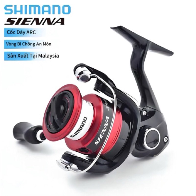 Máy Câu Shimano Sienna FG 1000 2000 2500 4000 Chính Hãng, Máy Câu Lure Cao Cấp Giá Rẻ, Máy Câu Lure 