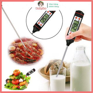 Nhiệt kế đo nước pha sữa, đo nước tắm dạng que màn hình LCD cảm ứng tiện lợi cho mẹ và bé