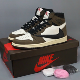 Giày Sneaker Jd High Travis Scott Mocha Bản Cao Cấp FullBox