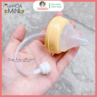 Van chống sặc có ống hút silicon dùng cho bình Pigeon, Lansinoh, Moyuum cổ rộng