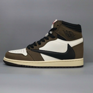 [B - Sneaker] Giày Sneaker Aj1 High Travis Scott Mocha Bản Cao Cấp FullBox