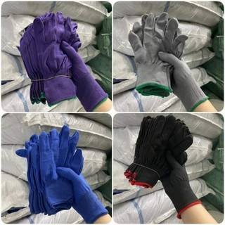 Combo 5 sấp găng tay bao tay bảo hộ lao động sợi len