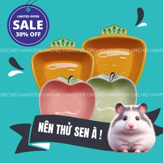Bát thức ăn chuột hamster - sóc - bọ - nhím & thú cưng nhỏ