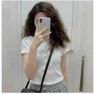 Áo Croptop thun tăm Uni Authentic