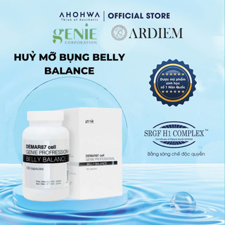 Viên uống hủy mỡ bụng Genie mẫu mới 2023 logo dập nổi