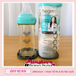 Bình sữa Hegen tim xanh bản Đài 330ml