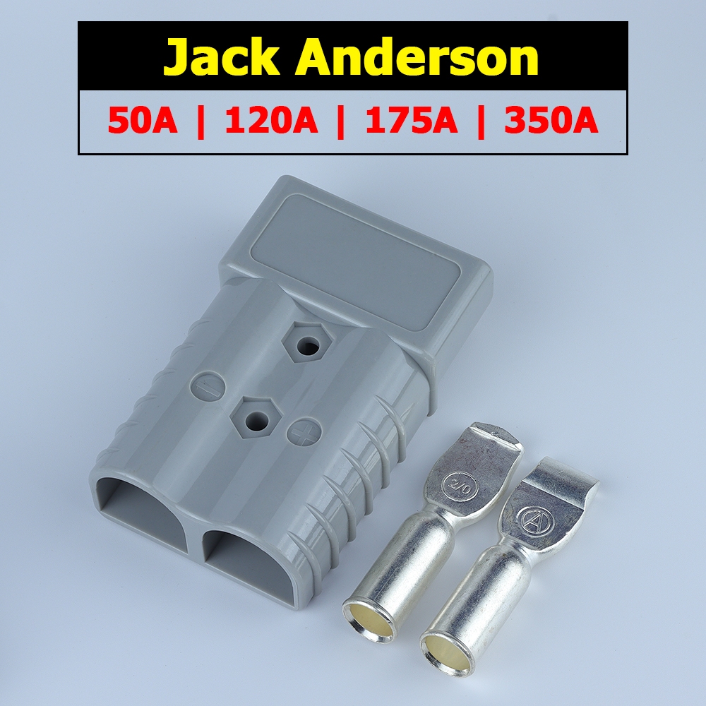 Jack cắm Anderson 600V 50A 120A 175A 300A kết nối Pin acquy đầu nối xe nâng tàu thuyền UPS
