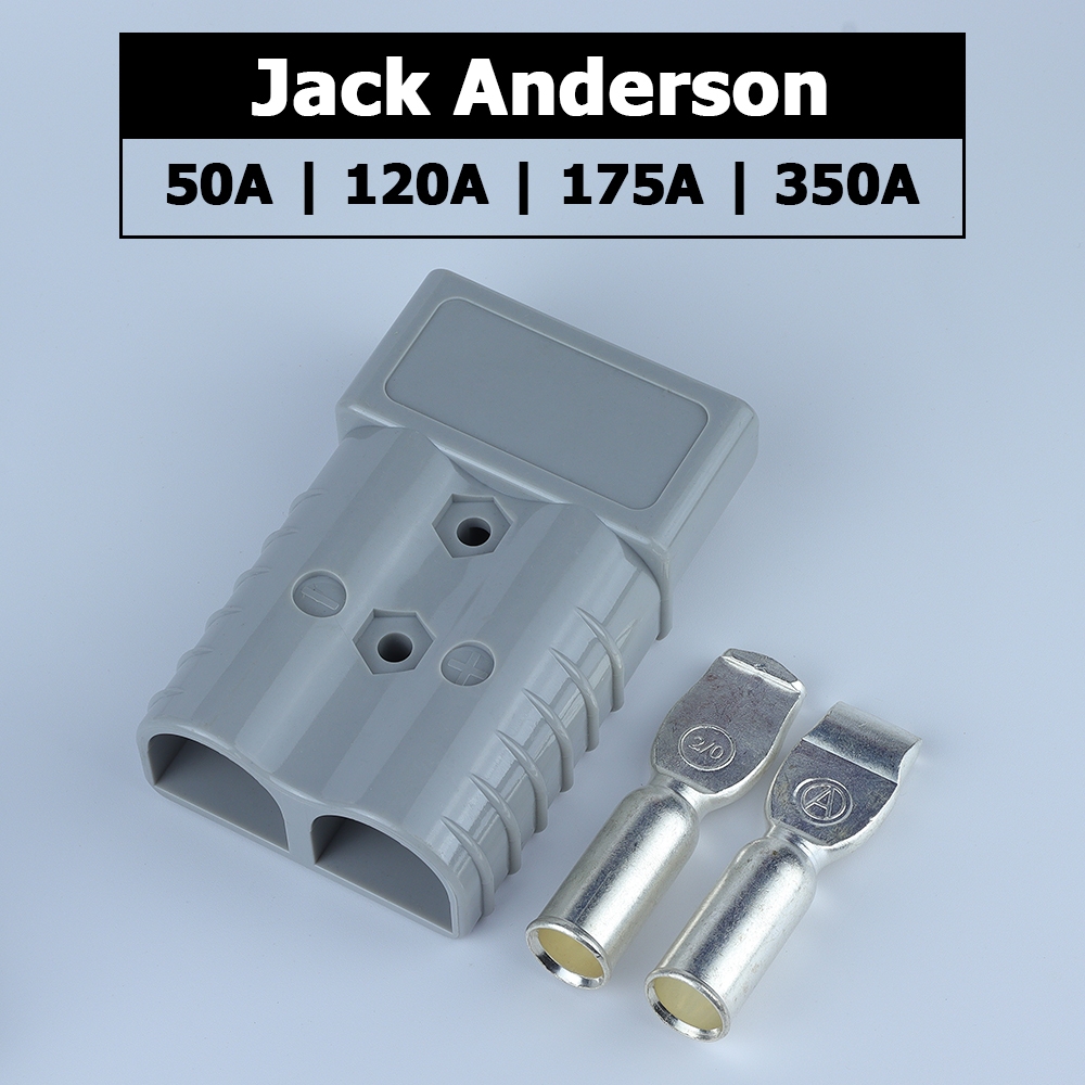 Jack cắm Anderson 50A 120A 175A 300A 600V kết nối Pin acquy đầu nối xe nâng tàu thuyền UPS