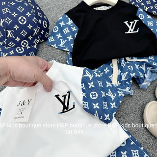 Bộ LV bé trai kè mũ