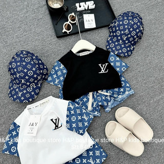 Bộ LV bé trai kè mũ