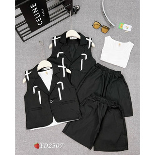 Sét vest 3 chi tiết bé trai