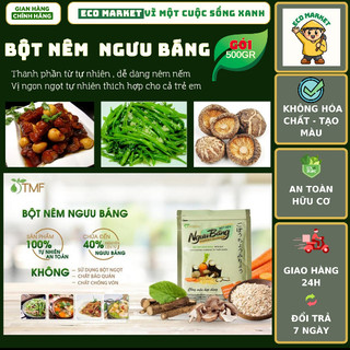Bột nêm dinh dưỡng từ rau củ quả 100% thiên nhiên hạt nêm Ngưu Báng gói 450g