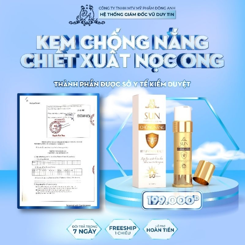 Chống nắng nọc ong.Nguyễn Huỳnh Như.(MUA 2 TẶNG 1)