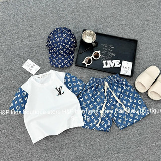 Bộ LV bé trai kè mũ