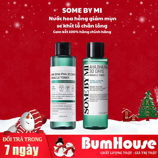 Nước Hoa Hồng Giảm Mụn Some By Mi AHA-BHA-PHA 30 Days Miracle Toner 150ml