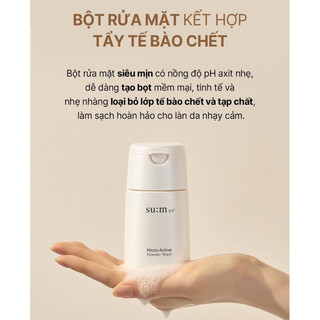Tem LG ViNa - Bột rửa mặt siêu mịn Su:m37 Micro-Active Powder Wash