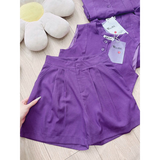 SET NỮ TÍM 2 LỚP MIX QUẦN LI
