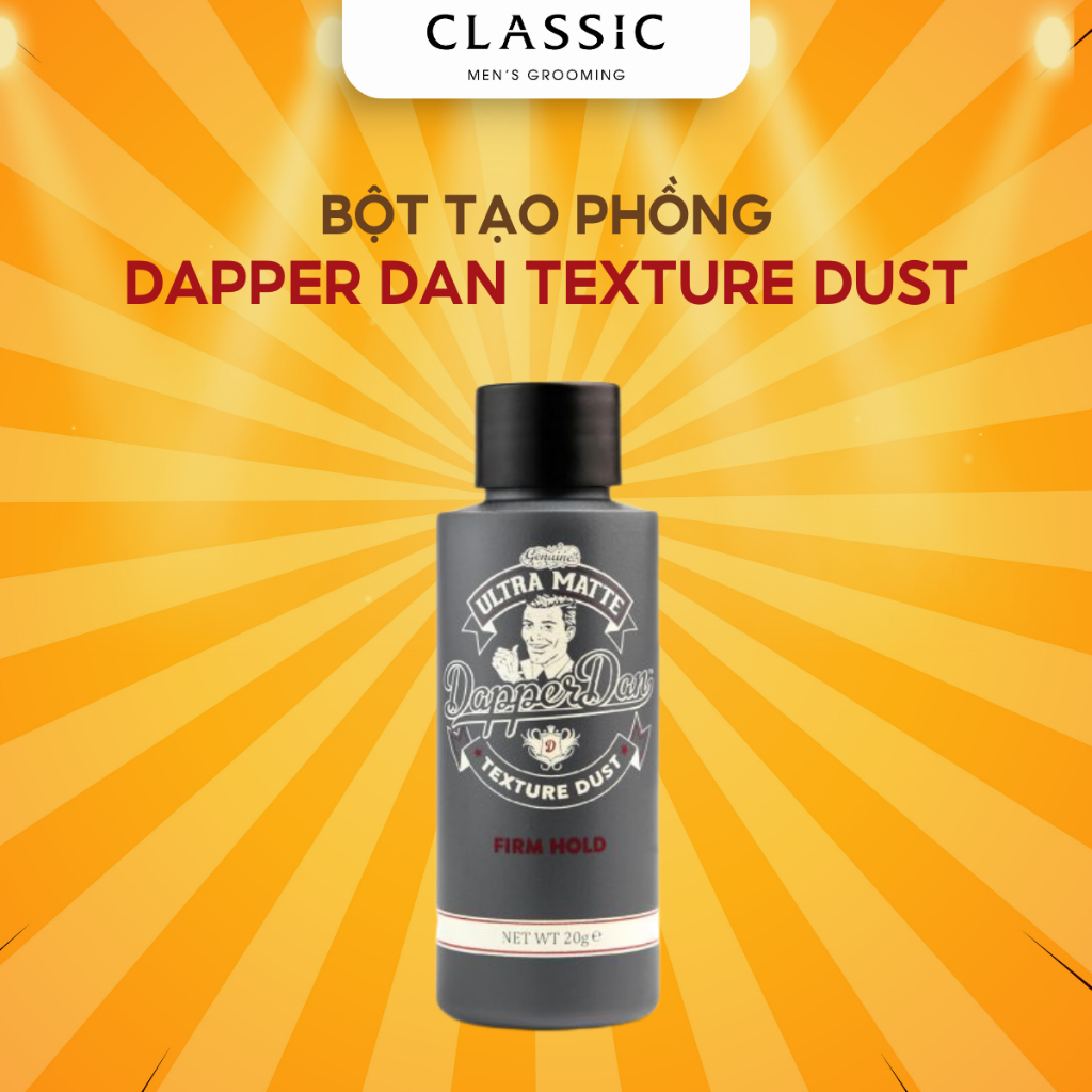[Mã BMTTC60 giảm đến 60K đơn 50K] Bột Tạo Phồng Dapper Dan Ultra Matte Texture Dust