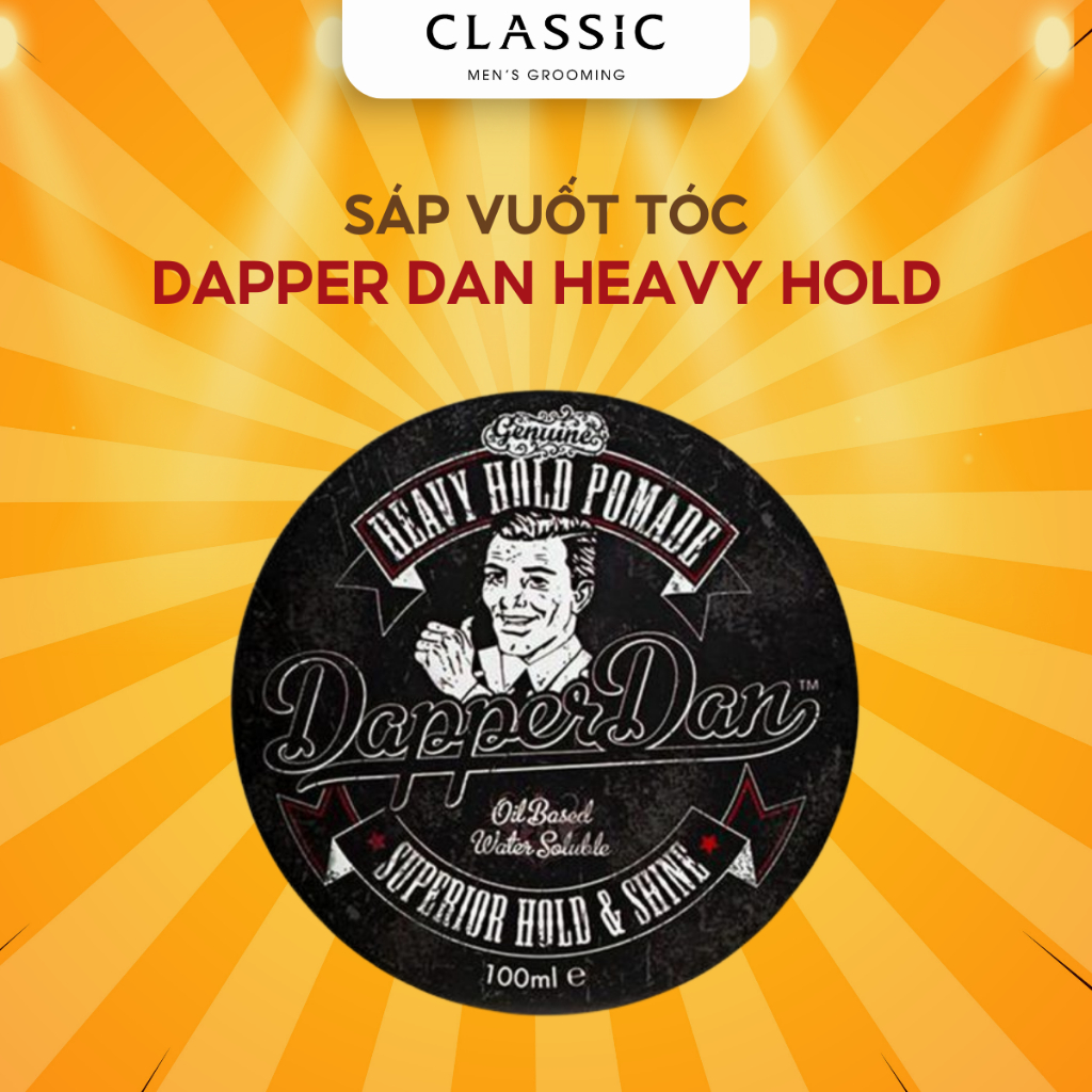 [Mã BMTTC60 giảm đến 60K đơn 50K] Sáp Vuốt Tóc Dapper Dan Heavy Hold Pomade 100ml
