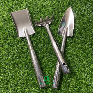 Bộ 3 dụng cụ làm vườn Inox Nông Nghiệp Phố - Nông Nghiệp Phố