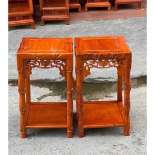 Đôn trúc gỗ hương đá cao 60 mặt 35cm