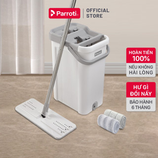 Cây lau nhà tự vắt thông minh, chổi lau nhà 360 độ, lau sạch khô nhanh - Parroti ProMAX PX01