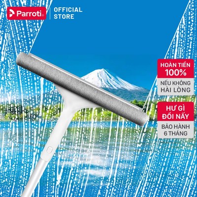 Cây lau kính thông minh, gạt chùi kính đa năng, cán tăng giảm chiều dài Parroti Shiny - SN01