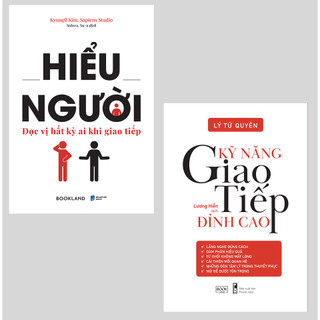 Sách - combo 2 cuốn: hiểu người + kỹ năng giao tiếp đỉnh cao