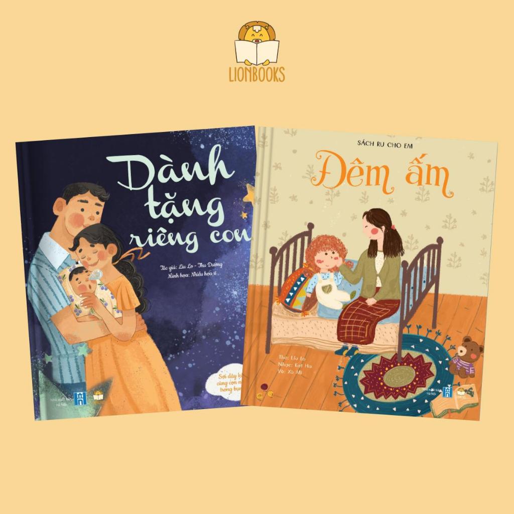 Sách - Combo 2 cuốn Sách ru cho em - Bìa cứng - Dành cho bé 0-6 tuổi