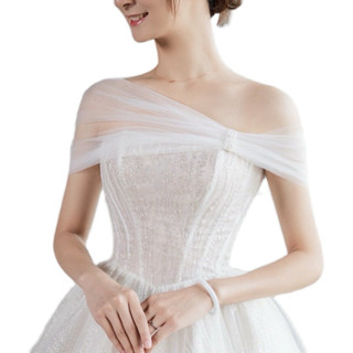  ❤️Phụ kiện áo choàng cô dâu đi bàn dự tiệc cưới dạng ngắn thắt dây sau lưng gợi cảm lilystore full size s m l xl có sẵn  