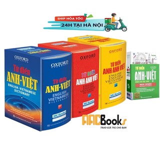 Sách - từ điển anh việt/ anh anh việt oxford 350.000/ 200.000 từ - bìa cứng/ mềm tùy chọn