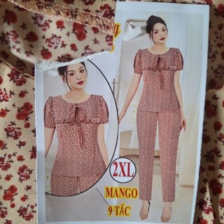 Bộ lửng lụa mango bộ mặc nhà