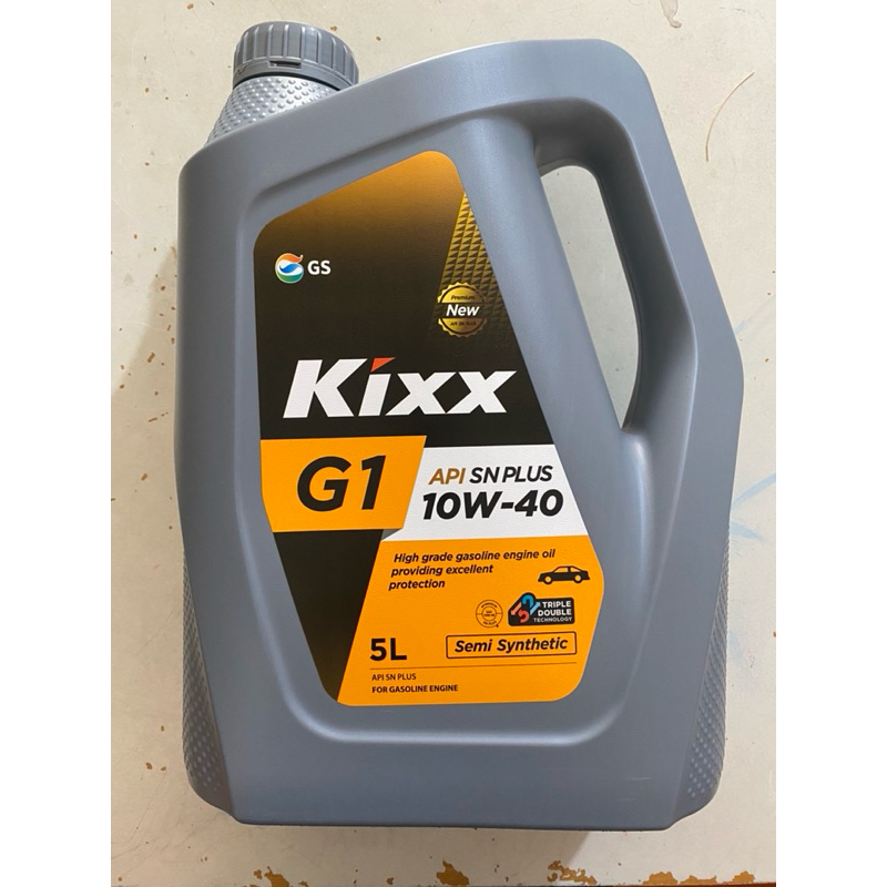 KIXX 10W40 CAN NHỰA 5 LÍT(mẫu mới)