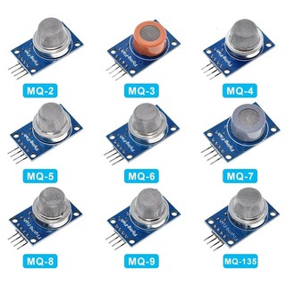Module Cảm Biến Khí Ga MQ2 MQ3 MQ4 MQ5 MQ6 MQ7 MQ8 MQ9 MQ135 Sử Dụng Cho Arduino