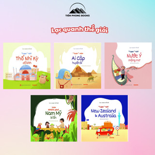 Sách - Lạc quanh thế giới - Bộ 5 quyển giúp bé phát triển tư duy, khám phá thế giới