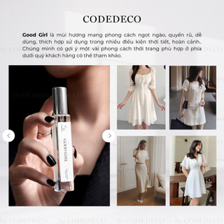 Tinh dầu nước hoa CODEDECO Good Girl 10ml dạng xịt
