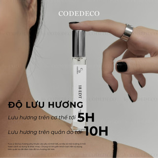 Tinh dầu nước hoa nam CODEDECO 18 EDT 10ml