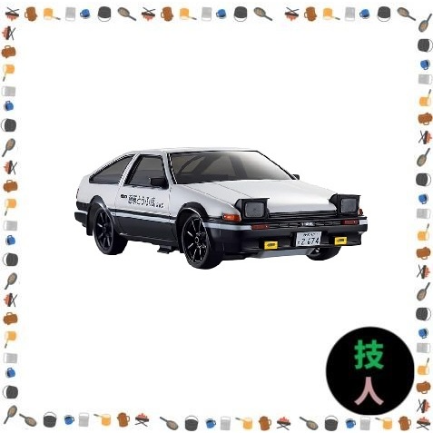【Direct From Japan】 Kyosho Kyosho Egg Kyosho Egg 1/28 Scale RC First Minute Initial D Toyota Sprinte