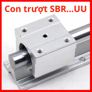 Con trượt tròn loại ngắn sbr12 sbr16 sbr20 sbr25 sbr30 sbr35 sbr40 con trượt tròn khuyết