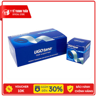 Combo 12 cuộn băng dính cuộn vải lụa y tế UGOTANA có nhiều kích cỡ