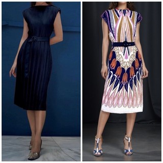 Đầm midi t0mmy cap belted