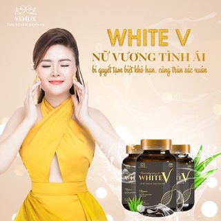 Viên uống trắng da mờ nám WhiteV