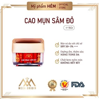 Cao mụn sâm đỏ MEEA ORGANIC Size 5g - 15g