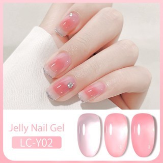 LILYCUTE Sơn gel thạch 7ML Gel Sơn Móng Tay Đá Tone Hồng Sơn thạch