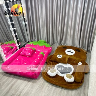 Nệm Giường Hình Thú Hàng HandMade Cao Cấp Size 1M1-1M6 Dày 5cm (Có Video)