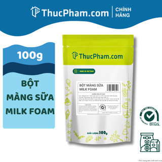 100G Bột Màng Sữa Milk Foam ThucPham.com Full Vị Kem Cheese, Trứng, Muối Biển, Cafe, Matcha...